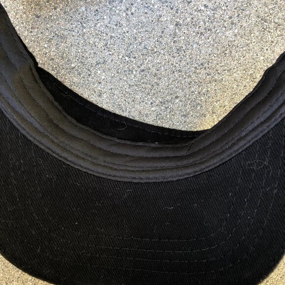 UKG Software Visor Hat Men's Adjustable Cap Black 100% Cotton - Picture 5 of 5